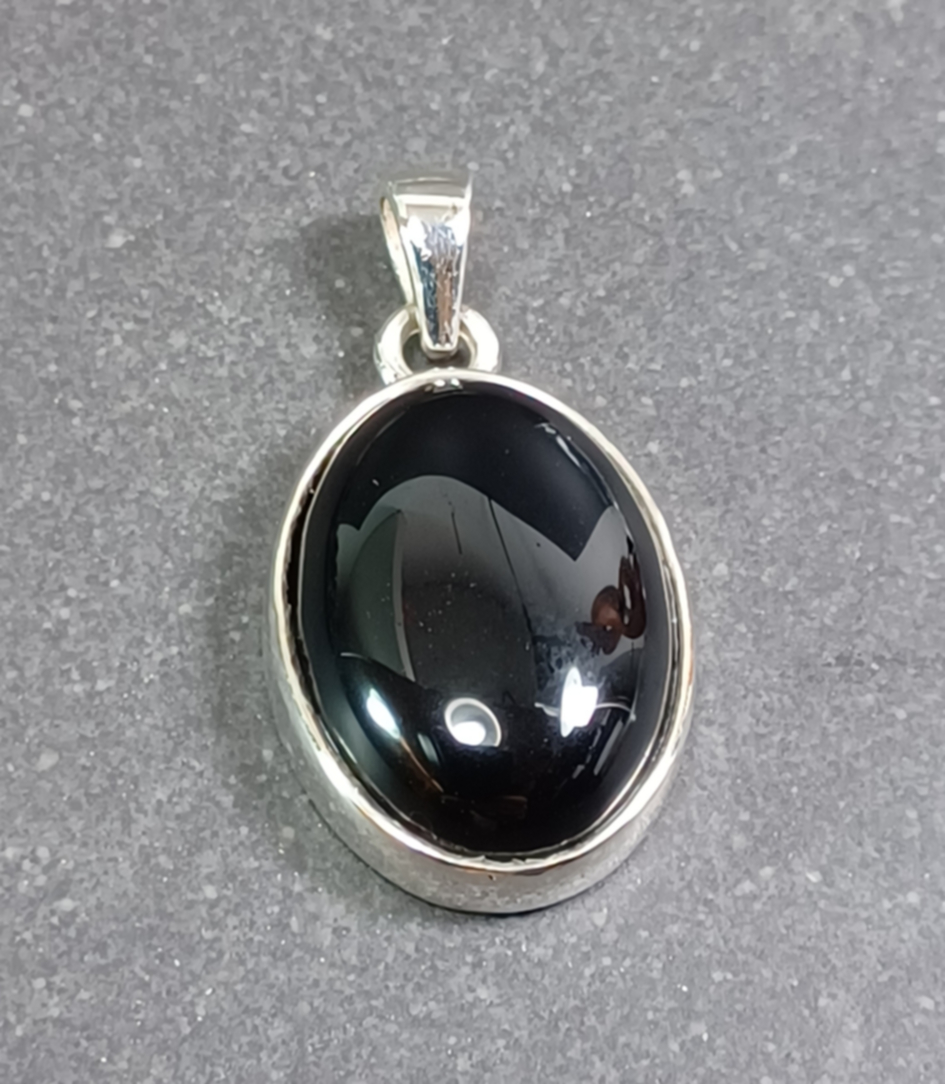 Cabochon Hänge i Äkta Silver - 2