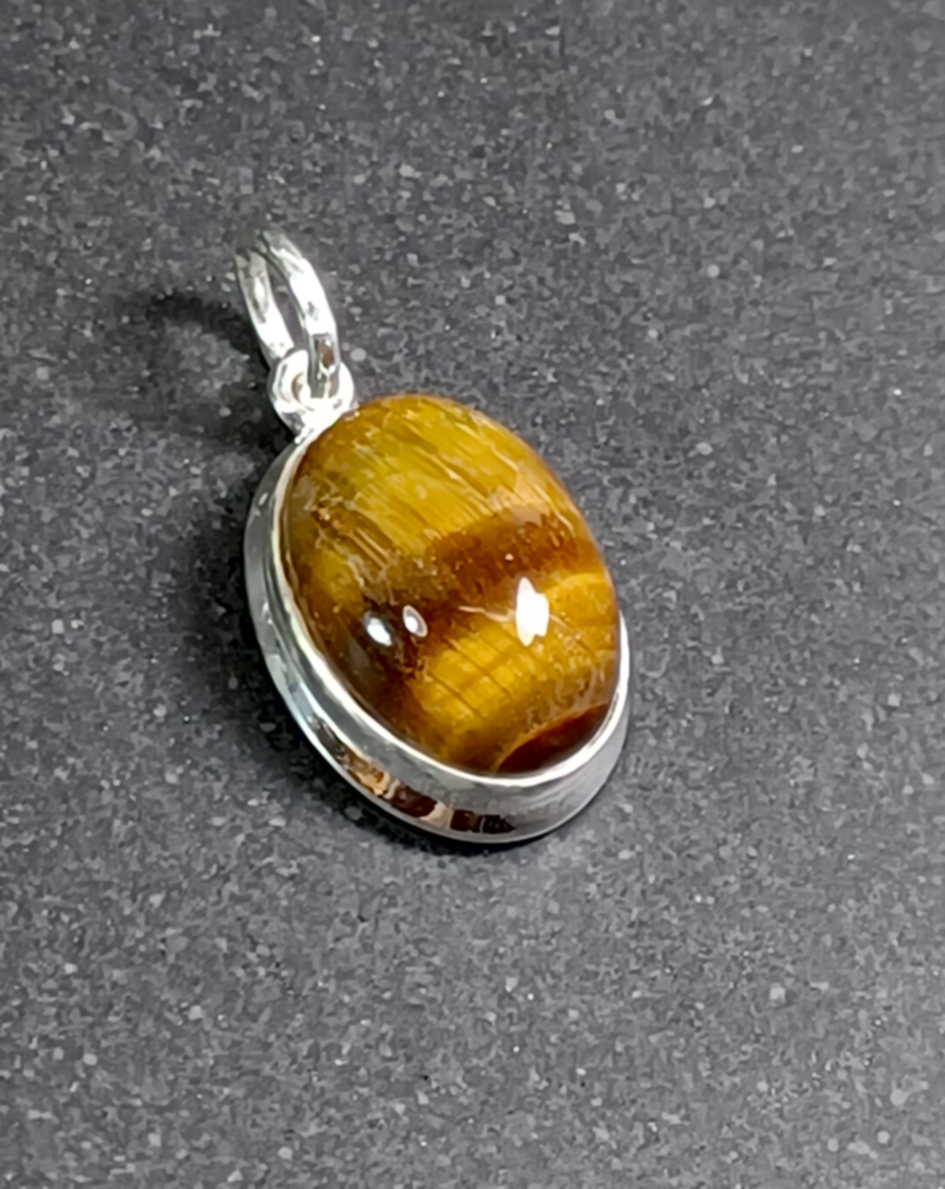 Cabochon Hänge i Äkta Silver