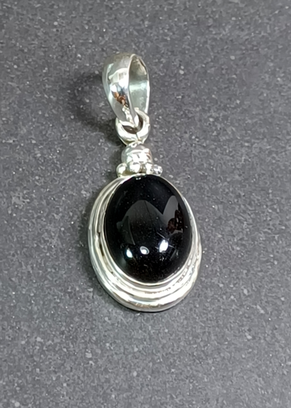 Cabochon Hänge i Äkta Silver - 2