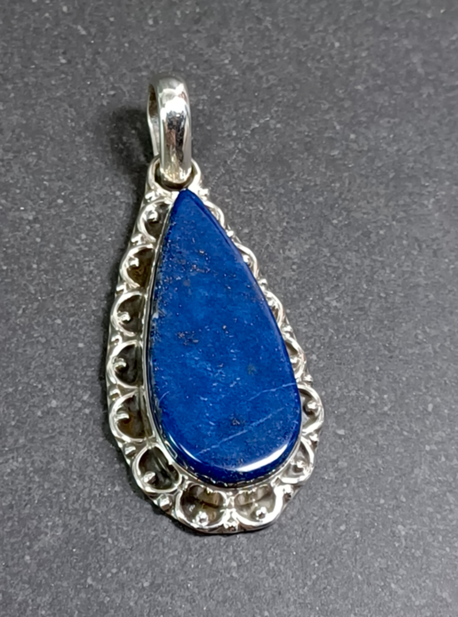Cabochon Hänge i Äkta Silver - 4