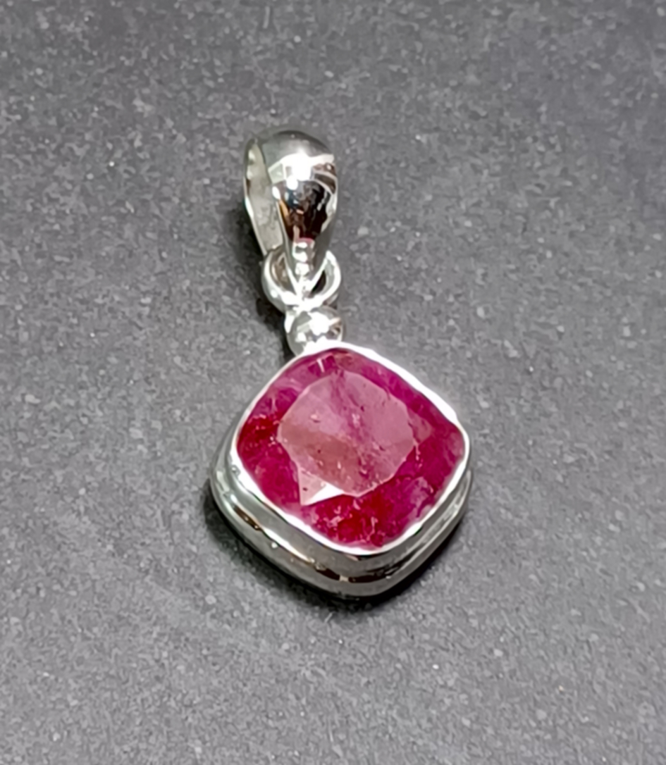 Cabochon Hänge i Äkta Silver - 4