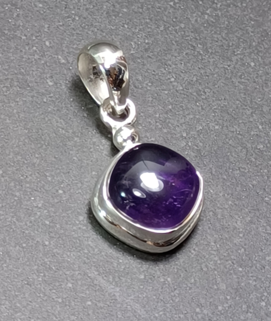 Cabochon Hänge i Äkta Silver - 2