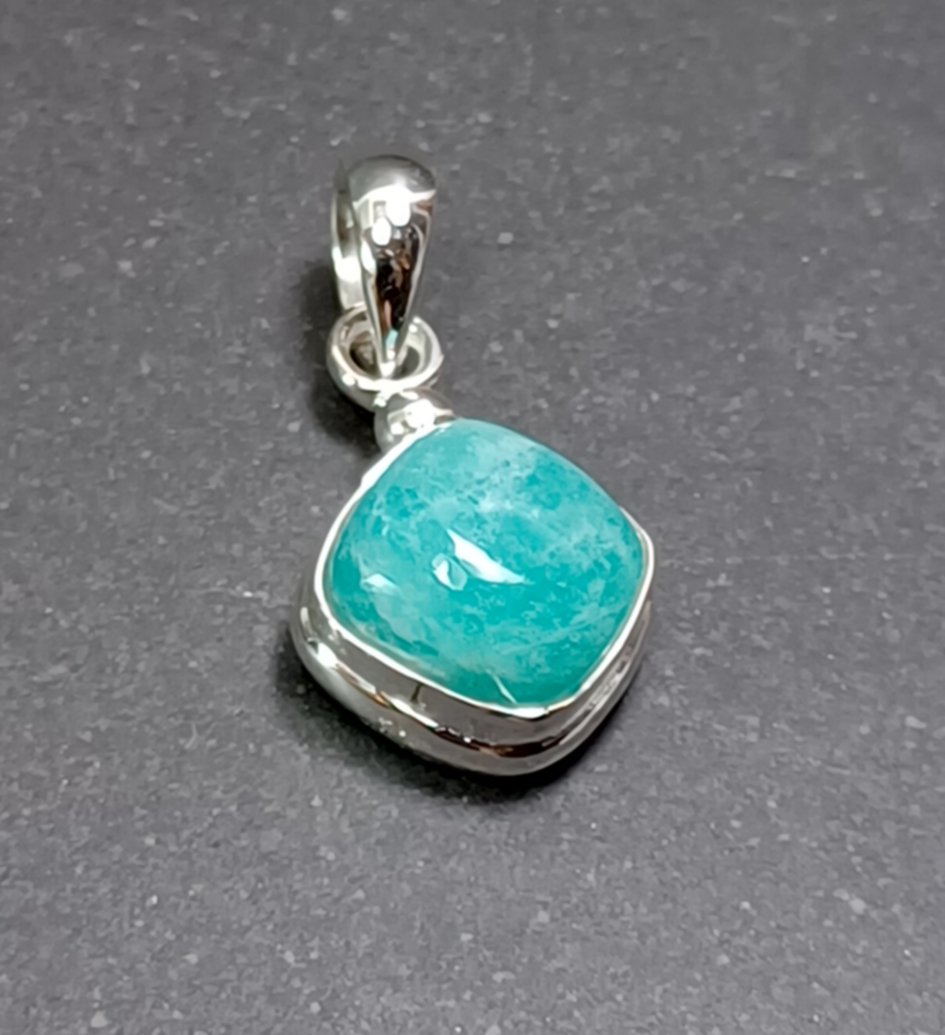 Cabochon Hänge i Äkta Silver - 8
