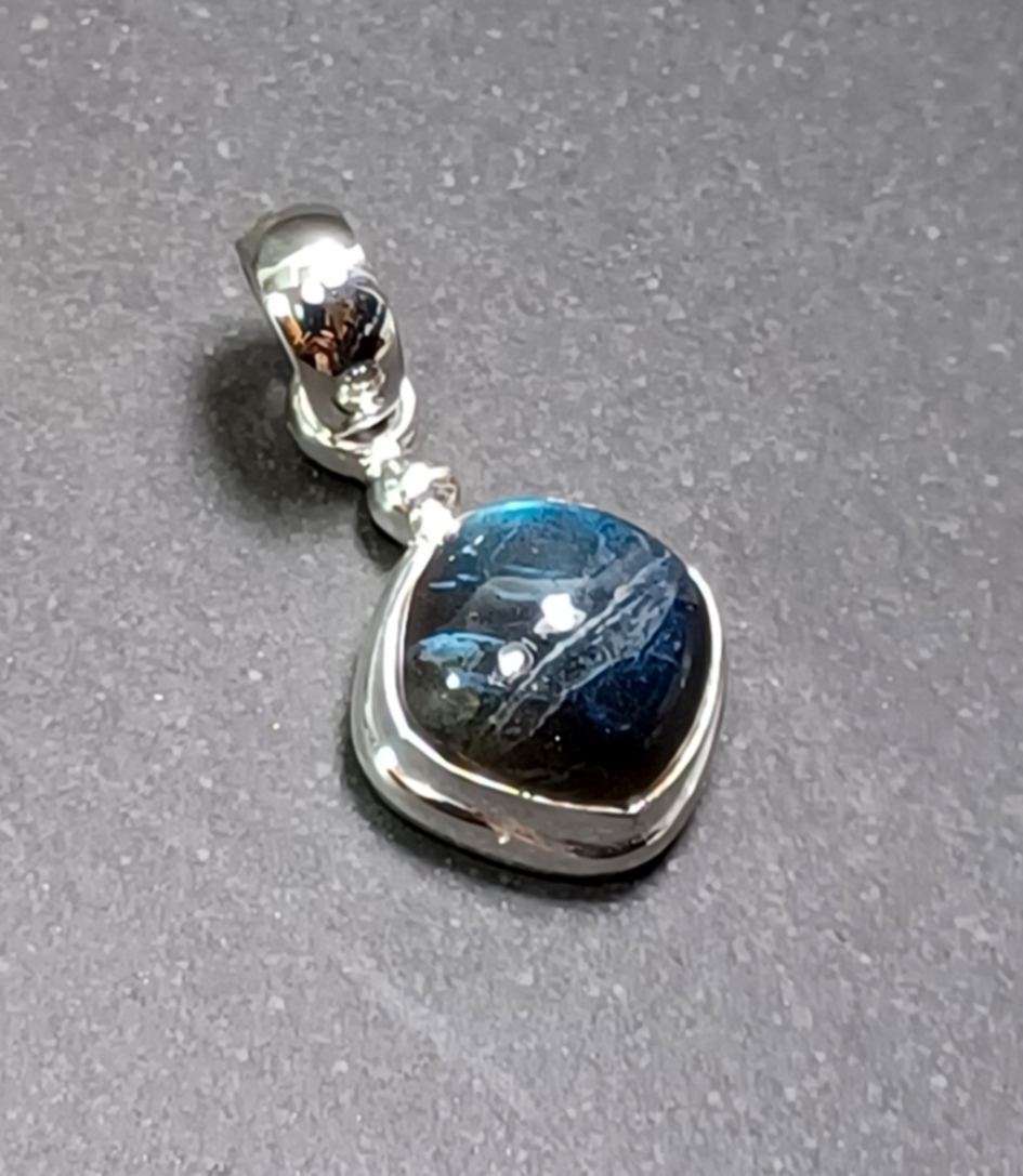 Cabochon Hänge i Äkta Silver - 3