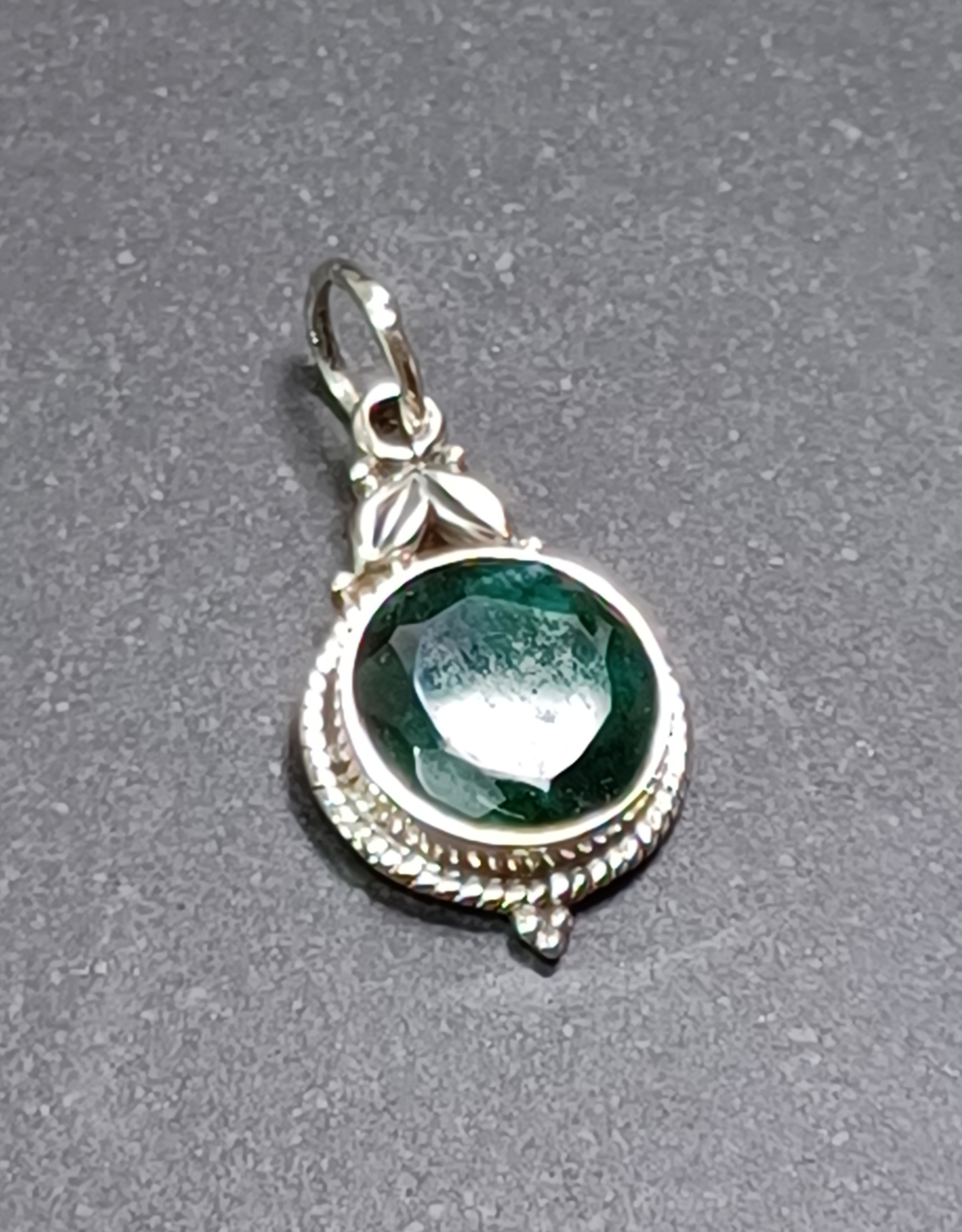 Cabochon Hänge i Äkta Silver - 2