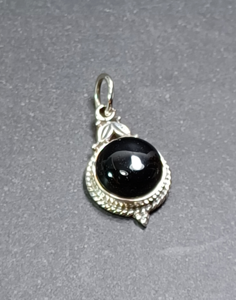 Cabochon Hänge i Äkta Silver - 3