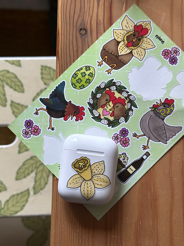 A6 ark - Påskstickers - 5