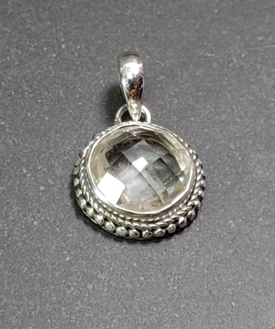 Cabochon Hänge i Äkta Silver - 4