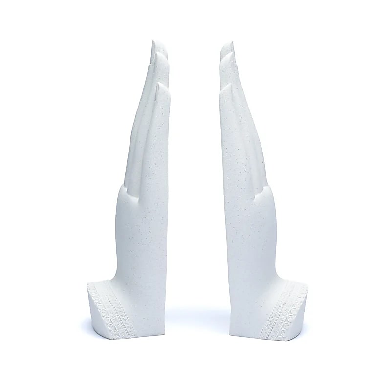 Namaste Mudra Hands with Buddhas white - 3