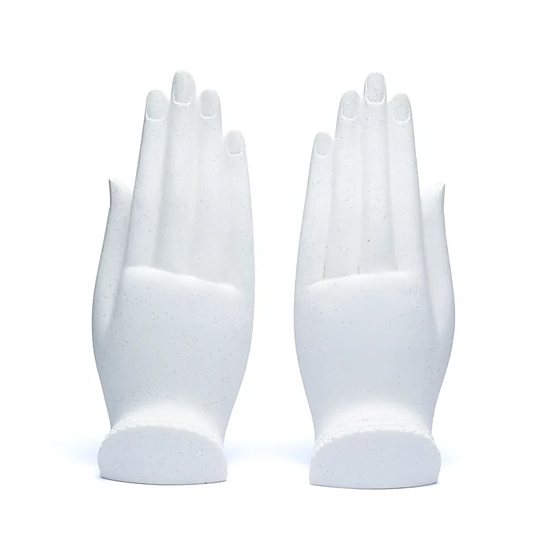 Namaste Mudra Hands with Buddhas white - 2