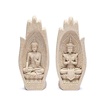 Namaste Mudra Hands with Buddhas sand colour