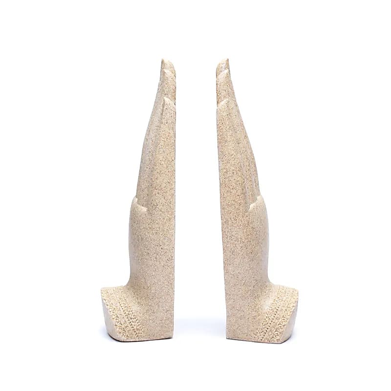 Namaste Mudra Hands with Buddhas sand colour - 3
