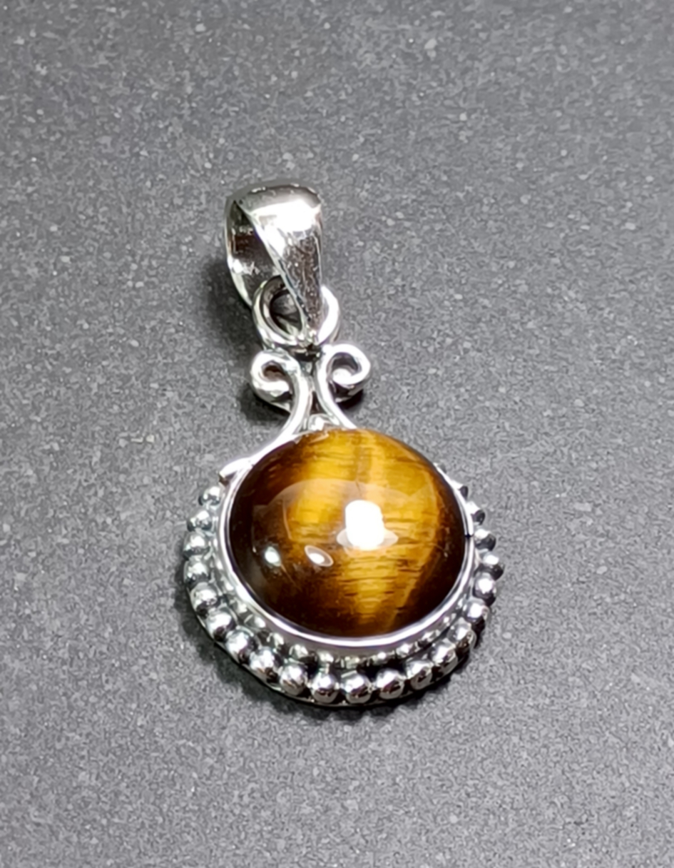 Cabochon Hänge i Äkta Silver - 6