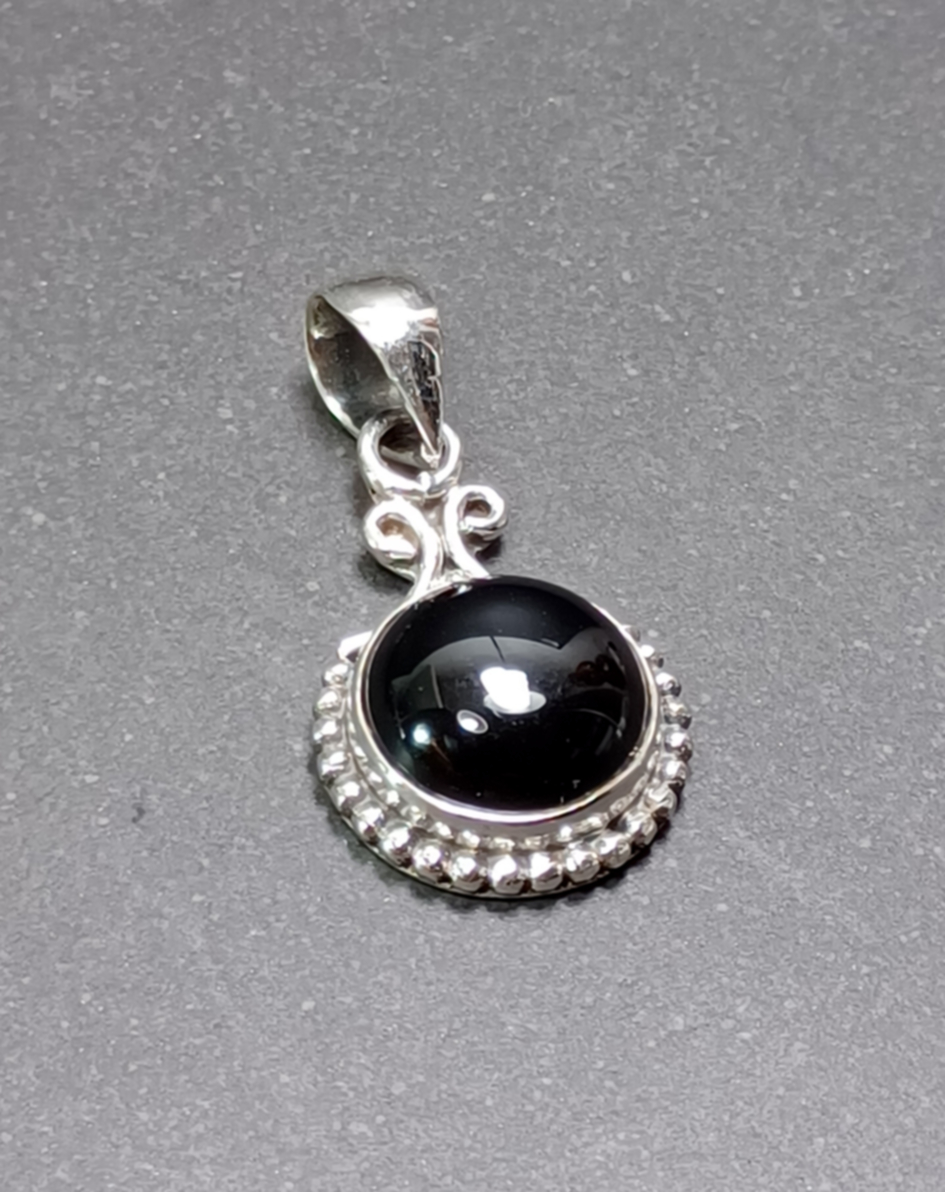 Cabochon Hänge i Äkta Silver - 3