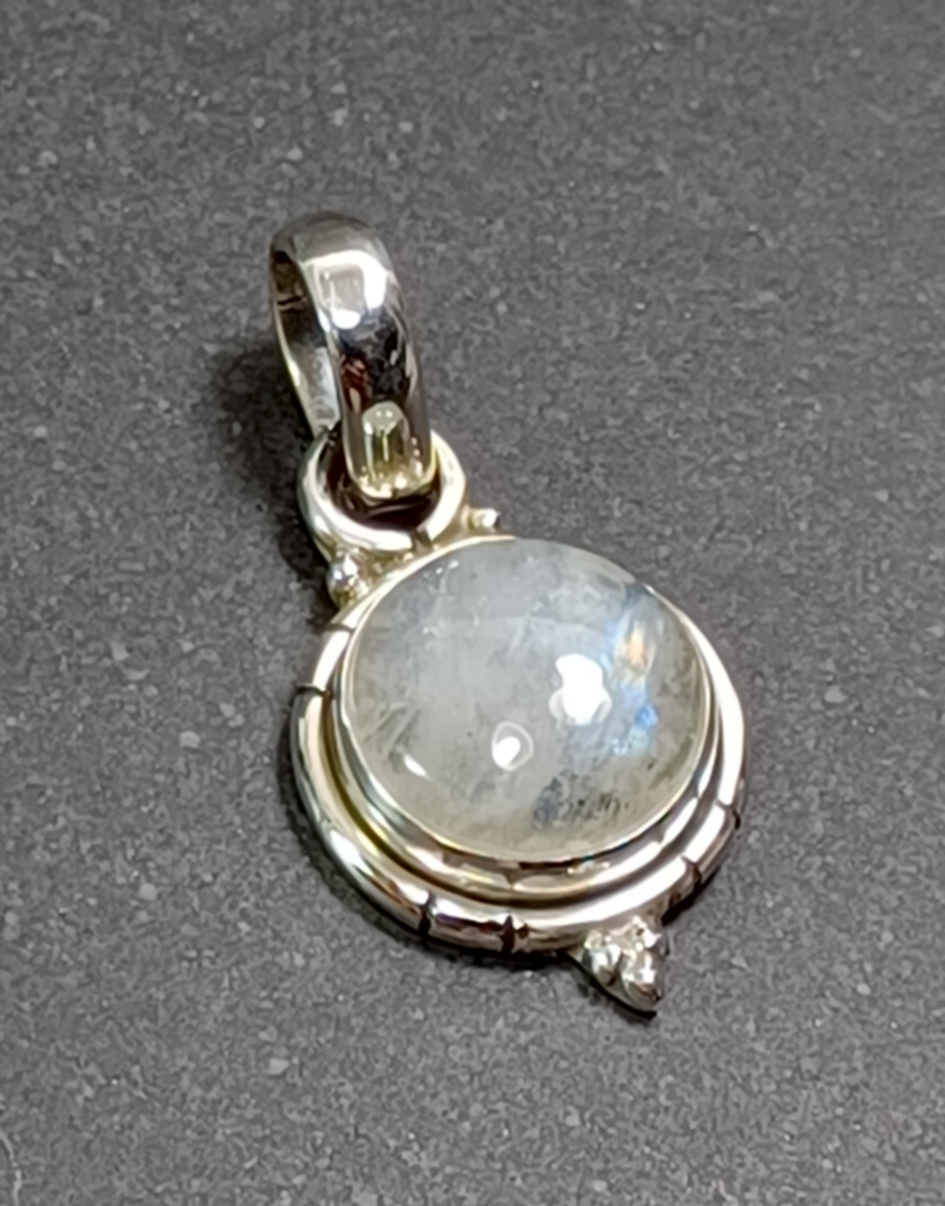 Cabochon Hänge i Äkta Silver - 7