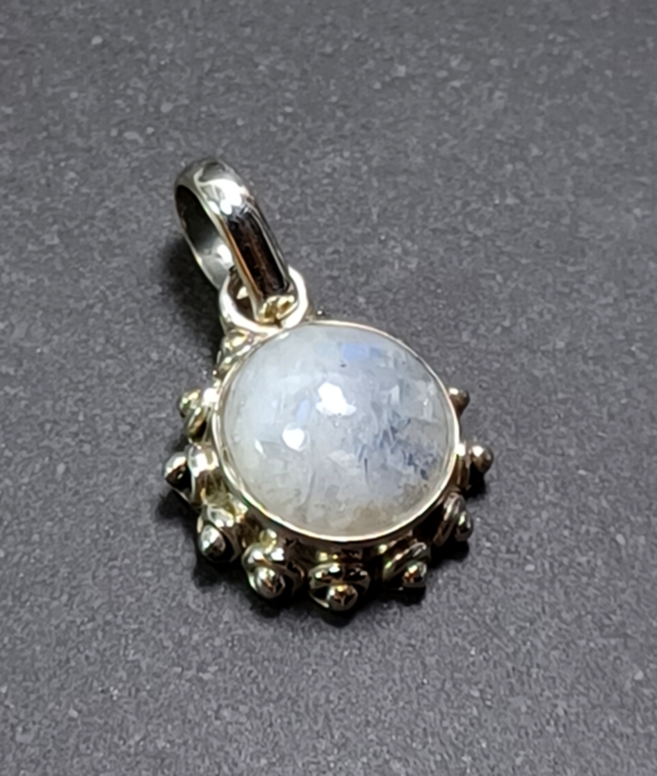 Cabochon Hänge i Äkta Silver - 5