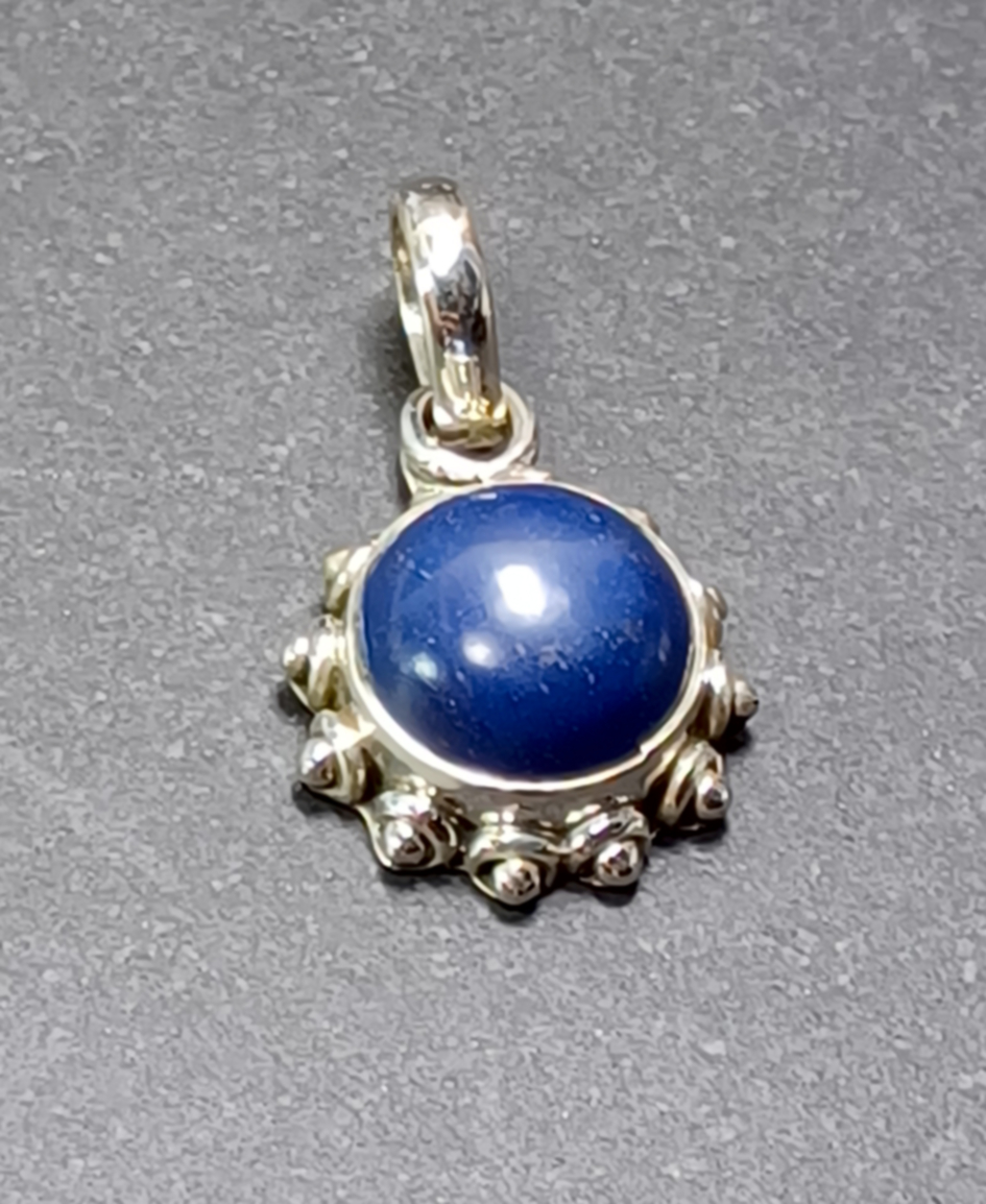 Cabochon Hänge i Äkta Silver - 8
