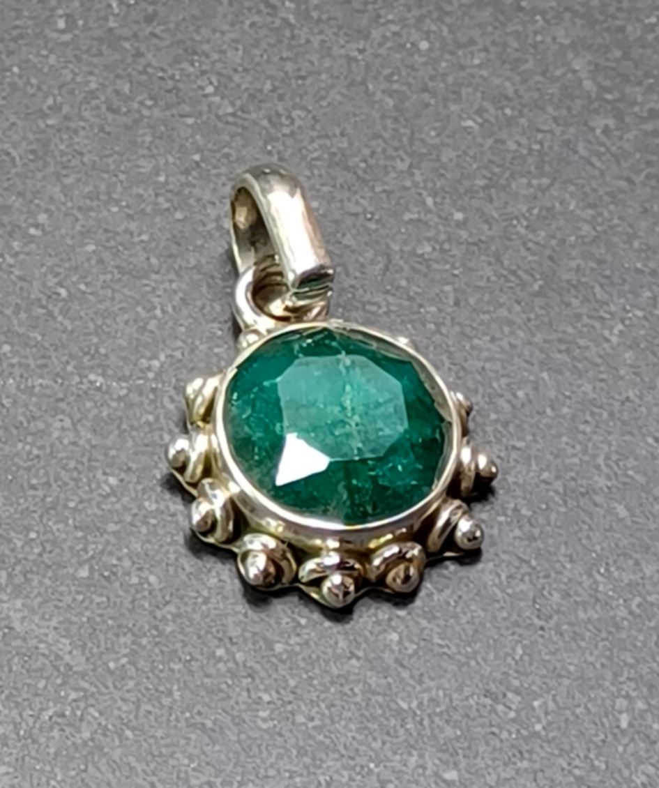Cabochon Hänge i Äkta Silver - 4