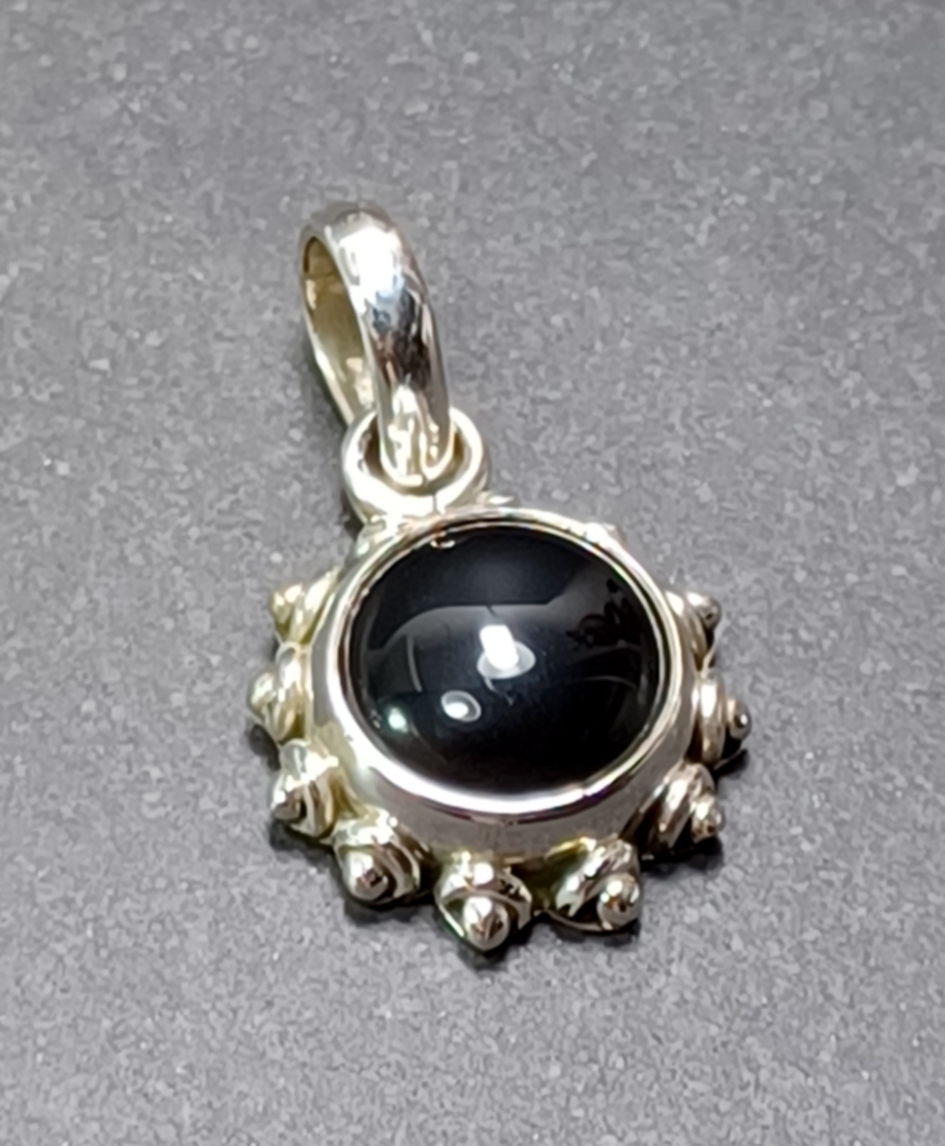 Cabochon Hänge i Äkta Silver - 3