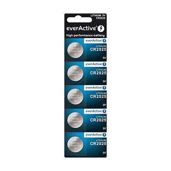 CR2025 Knappcellsbatteri 5-pack