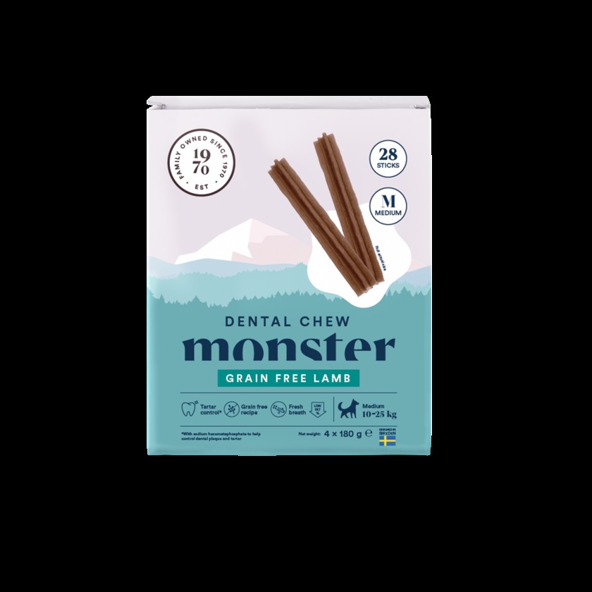 Monster Dog dental chew lamb, 28-pack