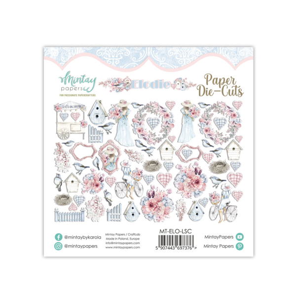 Mintay - Paper Die-Cuts - Elodie  60 delar - 2