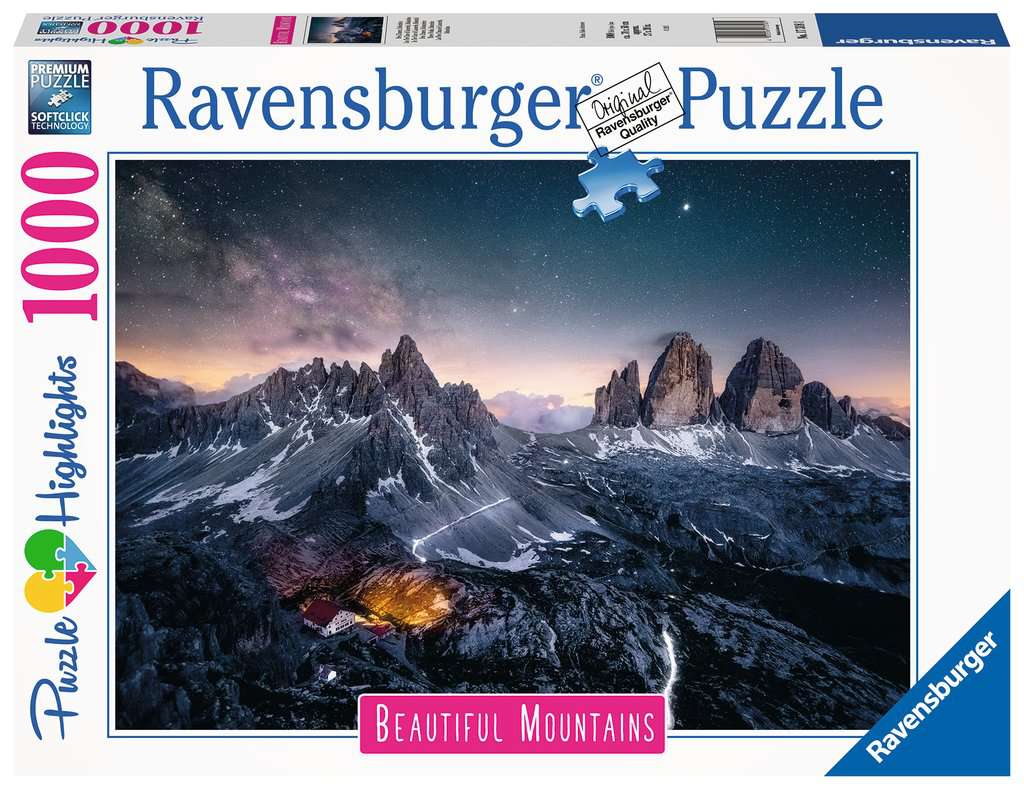 Three Peaks, Dolomites 1000 Bitar Ravensburger - 2