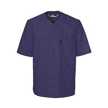 V-blus, unisex - Blålila