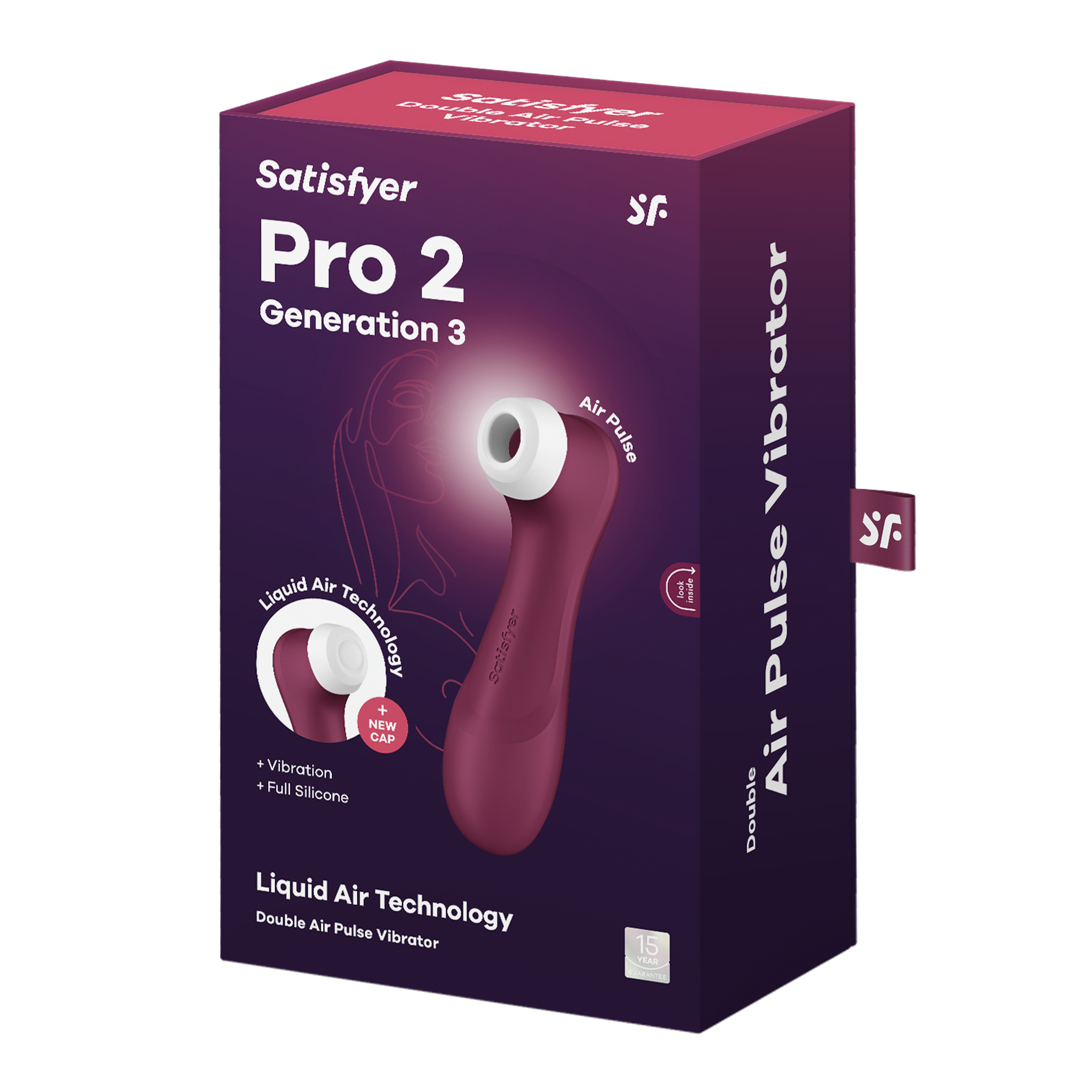 Satisfyer Pro 2 Generation 3 wine red - 5