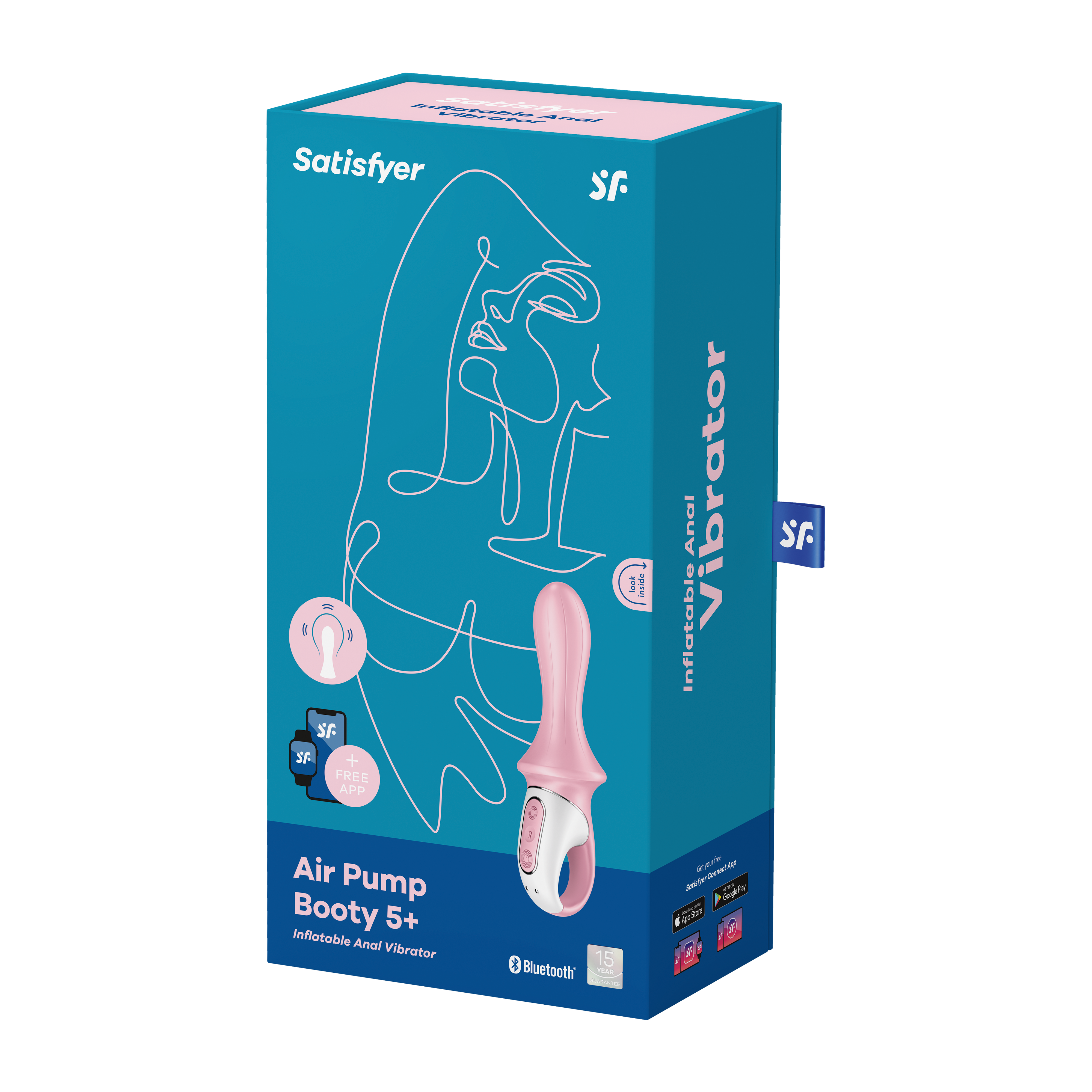 Satisfyer Air Pump Booty 5+ pink - 6