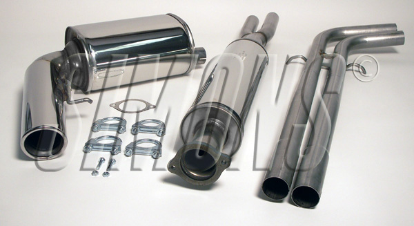 2,5"" sportavgassystem  S60 turbo bensin/diesel