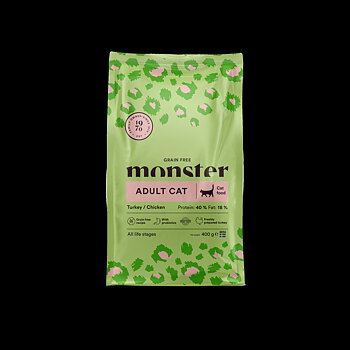 Monster Cat GF Adult turkey/chicken