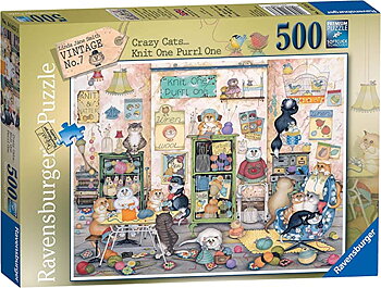 Crazy Cats - Tom Cat’s House Plants - 500 Bitar Ravensburger