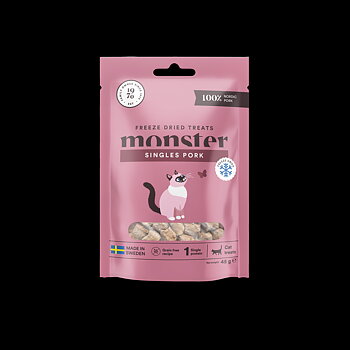 Monster Cat treats Freeze Dried pork, 45g