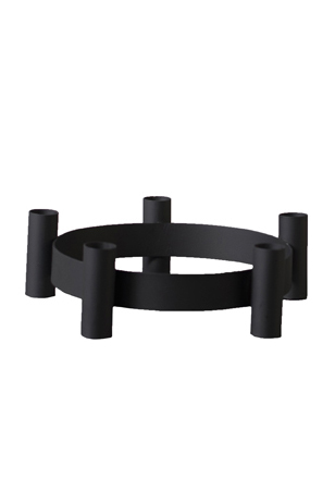 Svart ljusstake Lycke