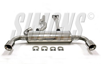 2,5" sportavgassystem S/V60 T6 AWD. Efter katalysator
