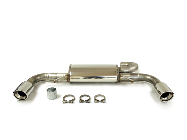 2,5" sportavgassystem S/V60 D2, D3, D4, D5, DRIVe. Bakre dämpare