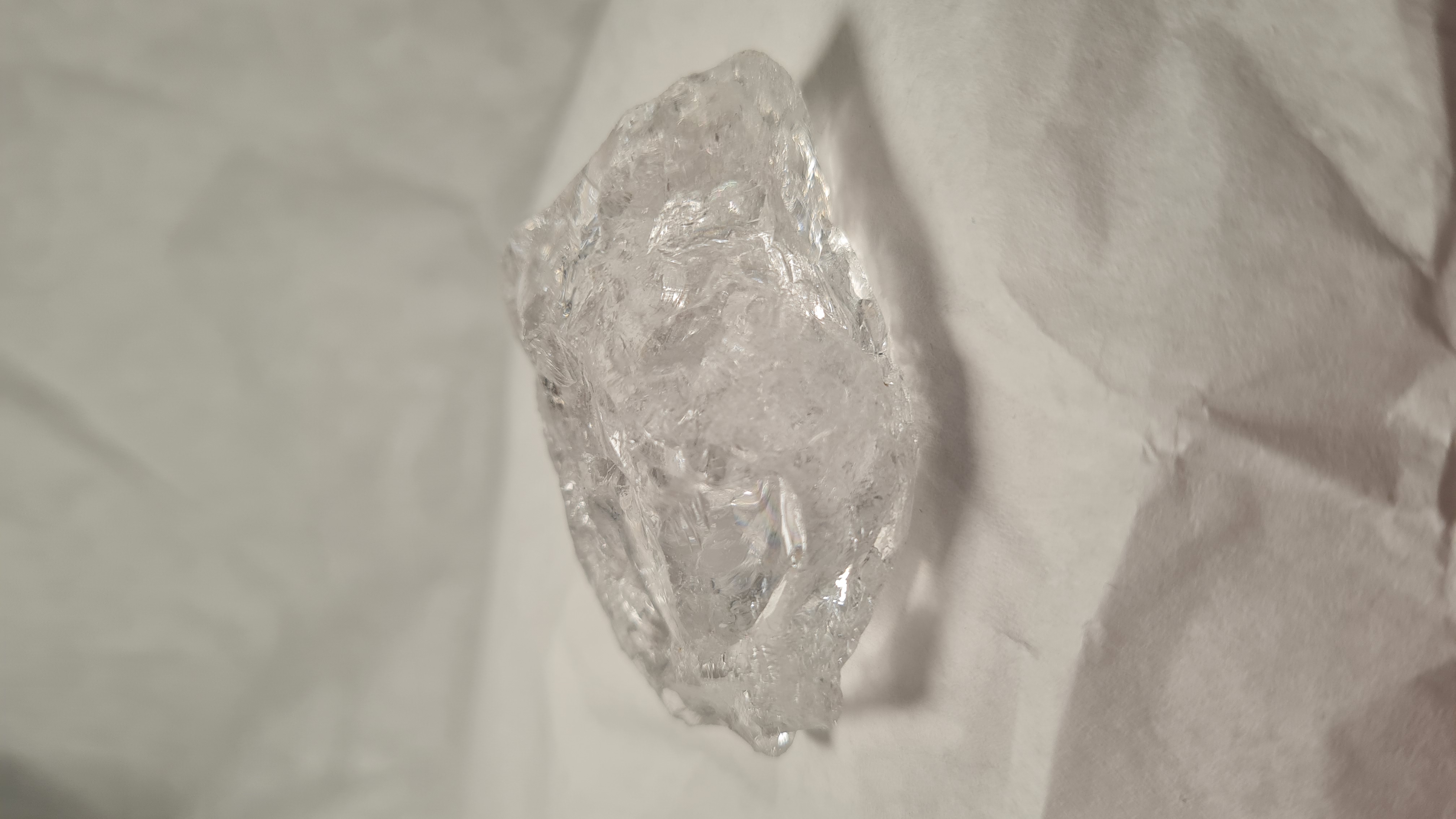 Bergkristall rå mineral