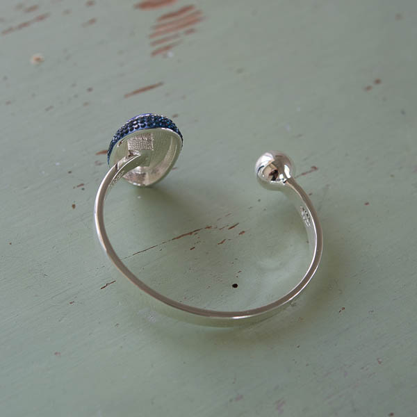 Ioaku -  Goldmine Sparkle Cuff Silver / Blue Iris - 2