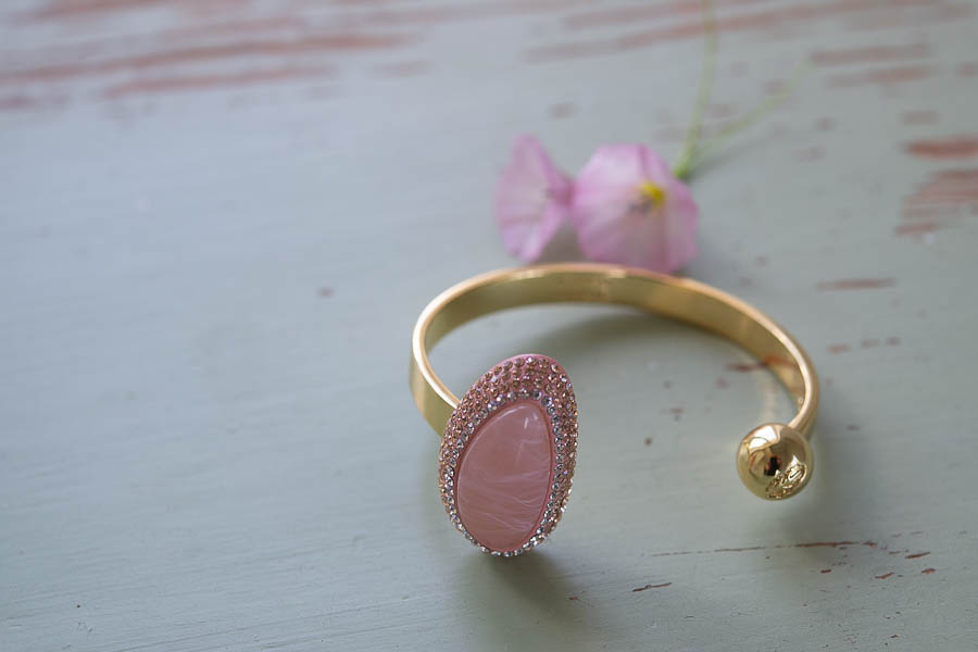Ioaku -  Goldmine Sparkle Cuff Gold / Pink Lily - 3