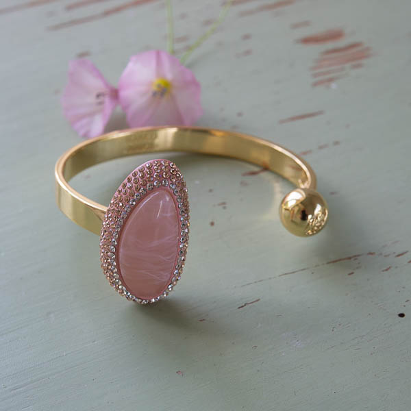 Ioaku -  Goldmine Sparkle Cuff Gold / Pink Lily