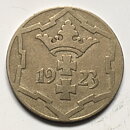Polen Danzig 10 pfennig 1923 1/1+