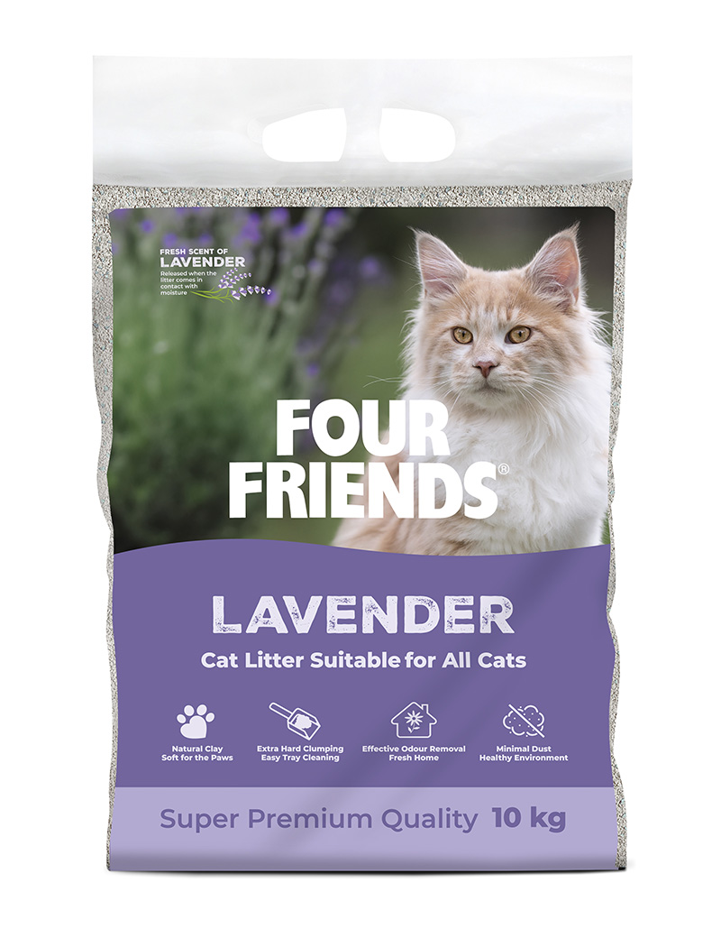 FourFriends Kattsand Lavender, 10 kg