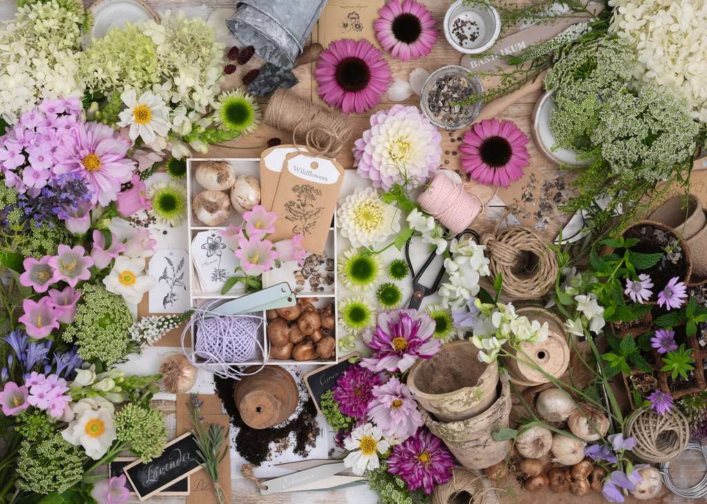 Kärlek för Blommor 1000 Bitar Ravensburger