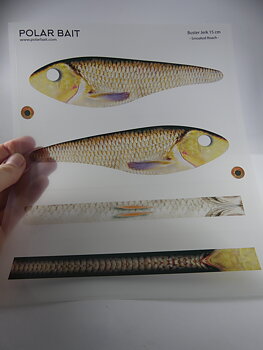 Transparent Jerkbait Sticker - Smoked Roach