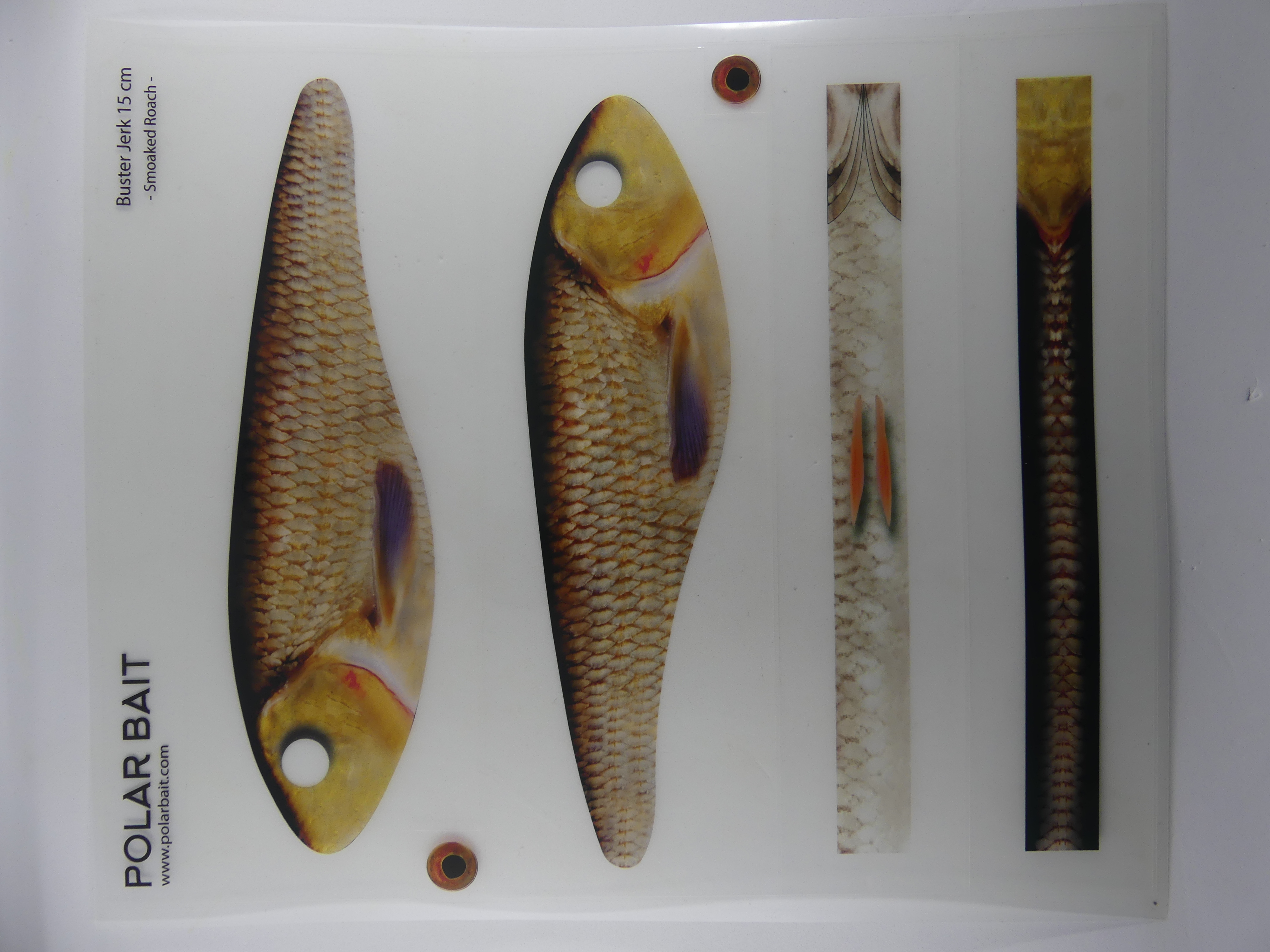 Transparent Jerkbait Sticker - Smoked Roach