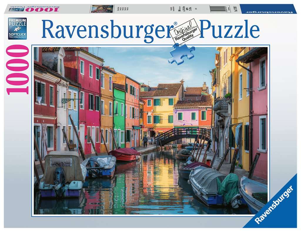 Burano Italy 1000 Bitar Ravensburger - 2