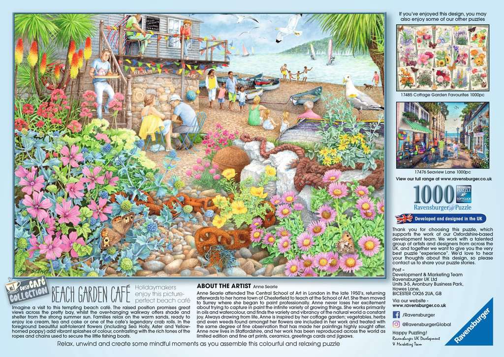 Beach Garden Café 1000 Bitar Ravensburger  - 3