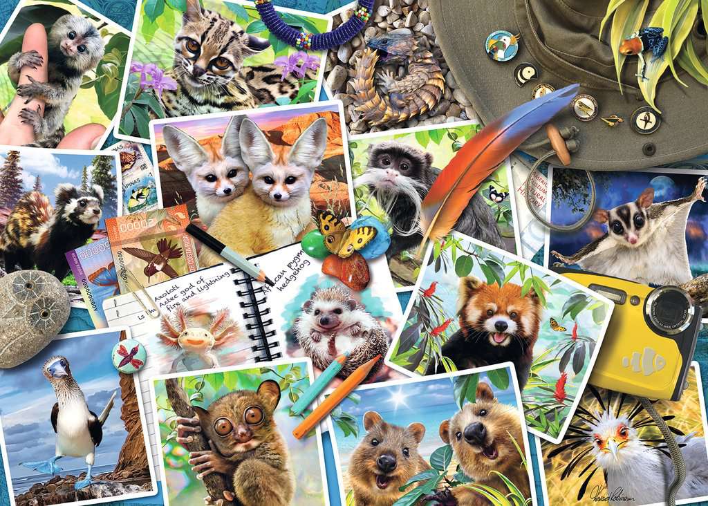 A Traveler's Animal Journal 1000 Bitar Ravensburger