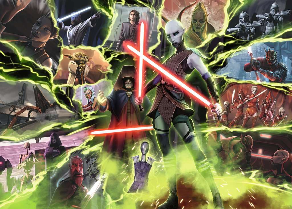 Asajj Ventress 1000 Bitar Ravensburger
